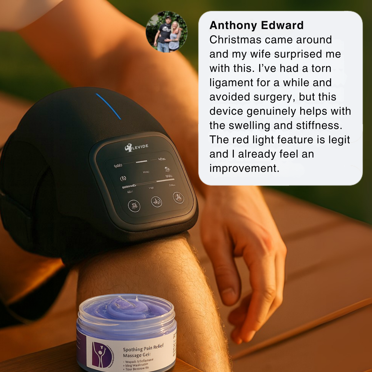 Knee therapy benefits
